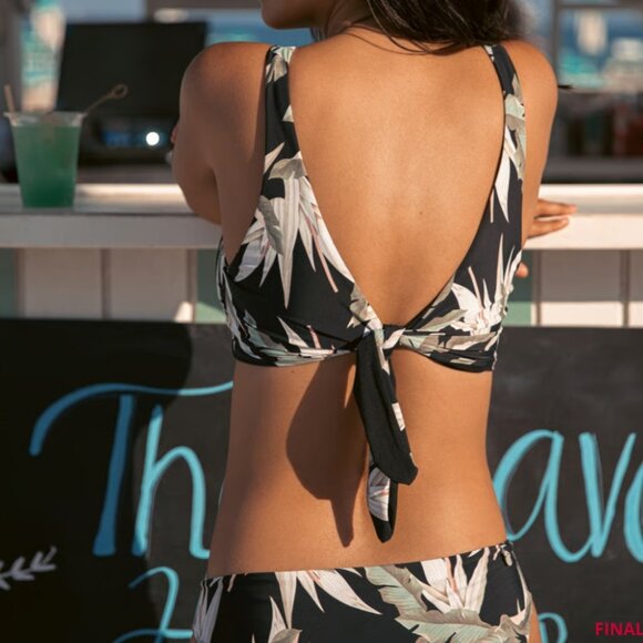 NWT MALAI Perwinkle Reversible Twisted Bikini S - Picture 6 of 12